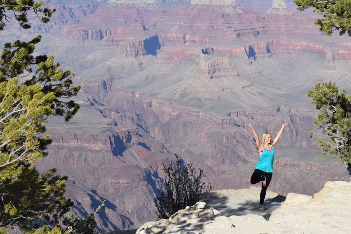 Grand Canyon yoga