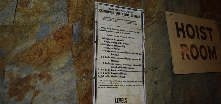 gold mine sign