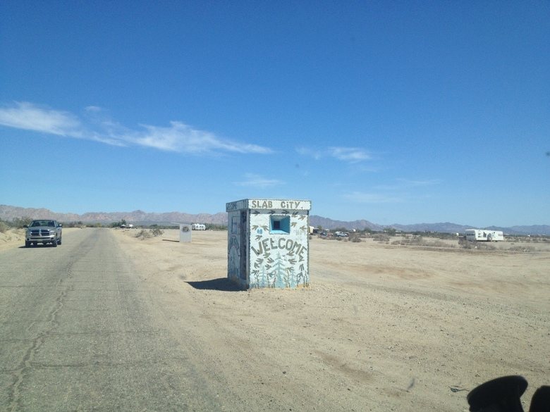 Slab City welcome