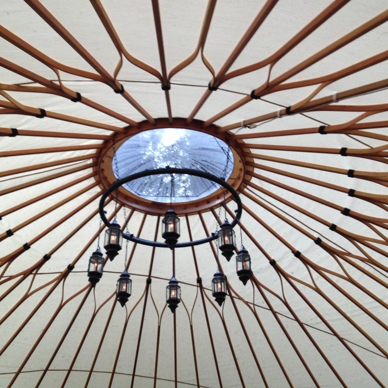 yurt ceiling