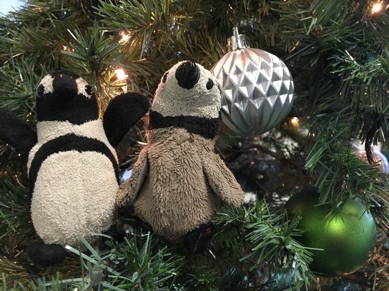 Penguins & Xmas ornaments