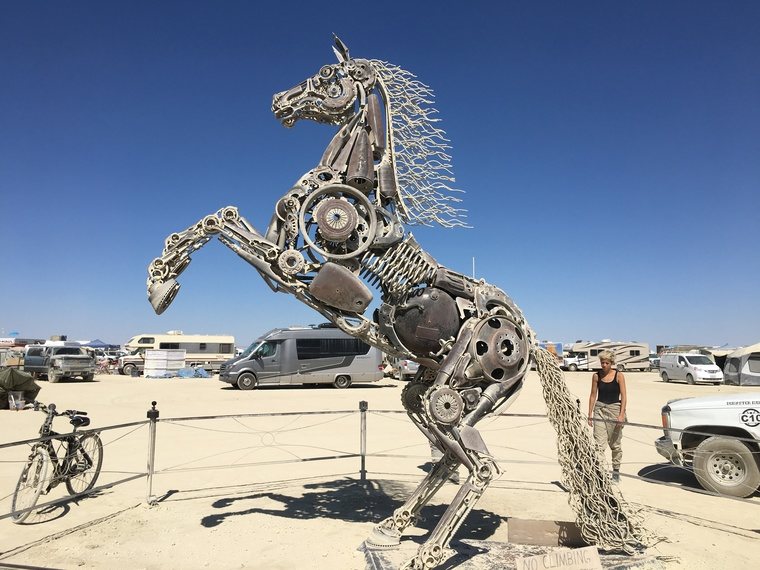 Rearing Horse by Barry Crawford from Elko, Nevada.